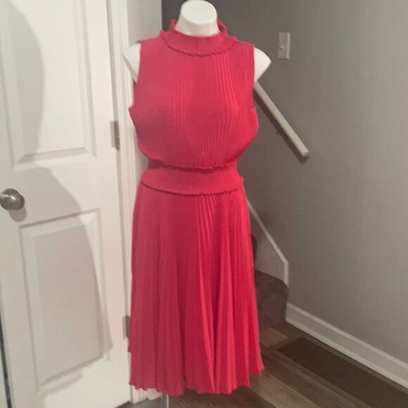 Nanette Lepore Red Asymmetrical Dress - Picture 1 of 12